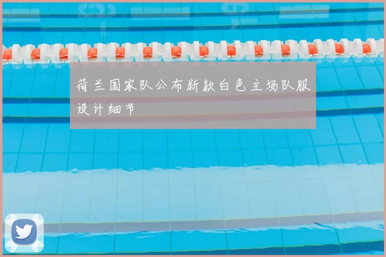 荷兰国家队公布新款白色主场队服设计细节